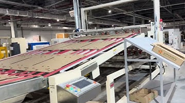 high speed servo cardboard vibrator and stacker machine