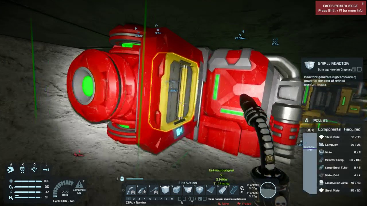 Space Engineers: Crashed Red Ship on the Moon With Pirates Pt14 - YouTube