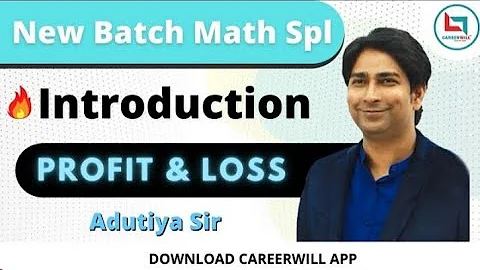 Profit & Loss (  ) || Lec-1 || Adutiya Sir