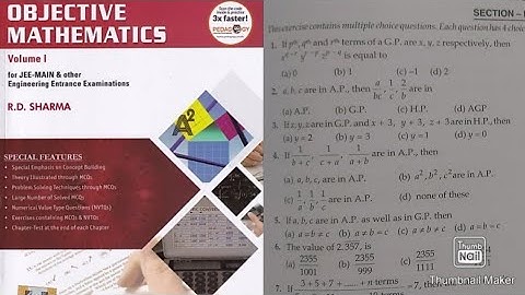 L1 | Ch10 | sequence and series | Q1-Q5 | exercise solution | R.D. SHARMA Ark Mathematics