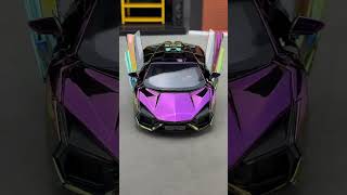 Featuring built-in exhaust mist effects—a new alloy model of the Lamborghini Aventador #shorts