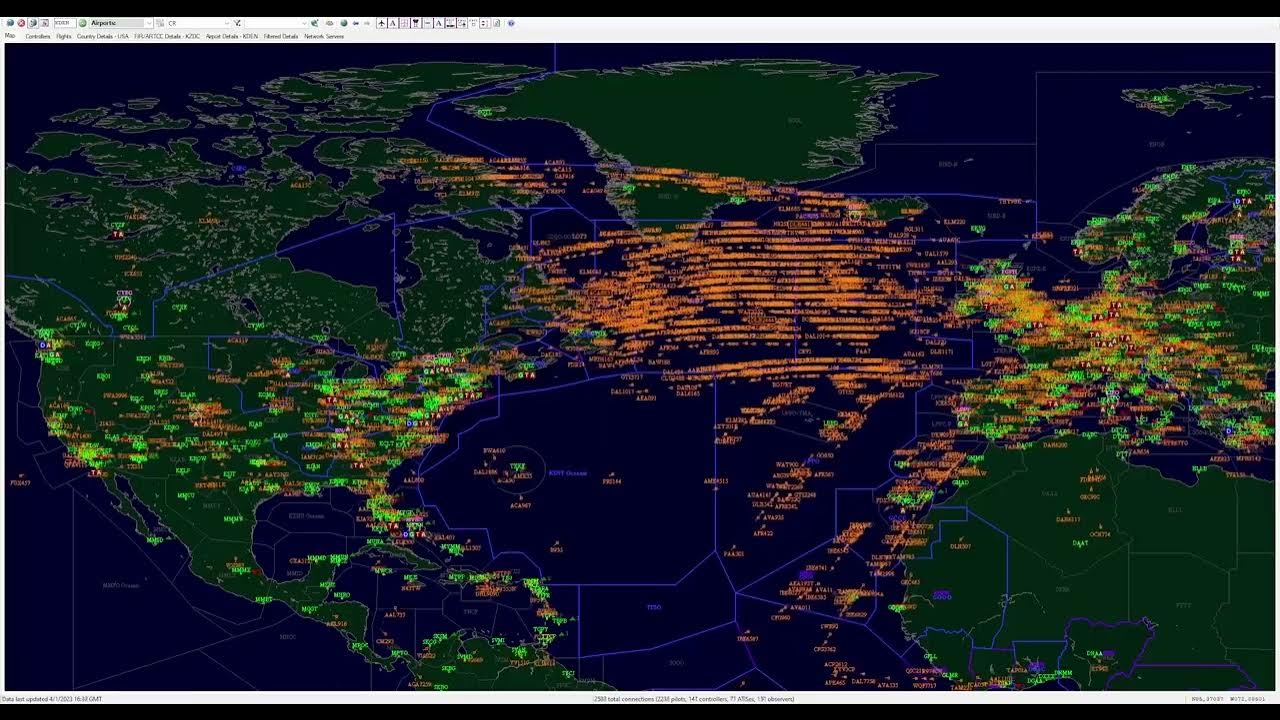 Cross The Pond 2023Wesbound Timelapse YouTube