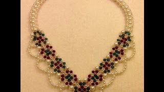 Christmas Party Necklace Tutorial