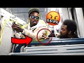 Sitting with strangers with bedbugs on the train prank 