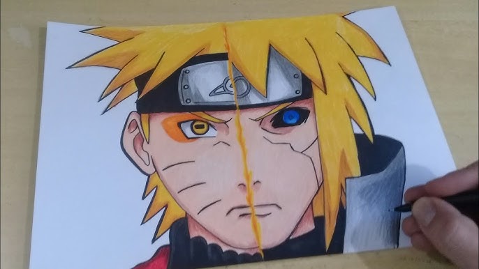 Desenhos - Naruto Uzumaki ❤️ Clique 2 vezes se gostou 📍 Créditos - ? . 🔥  Quer aprender a desenhar como um profissional de maneira fácil, rápida e  sem sair de casa?