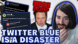 Twitter Blue Is A Disaster for Elon Musk | MoistCr1tikal
