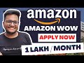 Amazon wow 2024  off campus internship and placement at amazon  2025 and 2026 female passouts