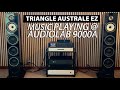 Triangle australe ez on audiolab 9000a  music review playing