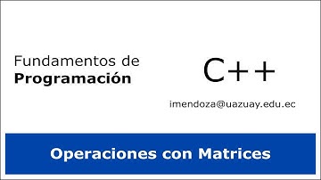 Fundamentos de Programación: Ejercicios con matrices