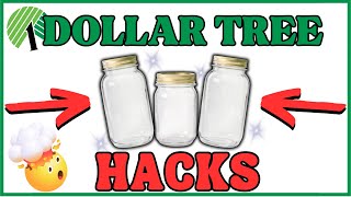 Amazing Dollar Tree Jar Hacks/You Won't Believe How These Turned Out!