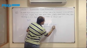 GATE CS - DBMS Indexing in File Structure