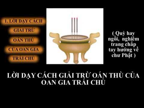 Outline Video Cách Giải Trừ Oán Thù Oan Gia Trái Chủ Pháp Sư Tịnh Không có thể đọc và tụng cùng HAY VÔ C