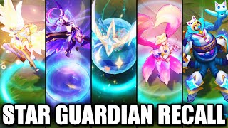 All 34 Star Guardian Skins Recall Animations 2022 | League of Legends