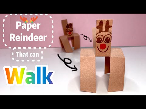 🦌 Paper Reindeer