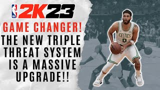 The TRIPLE THREAT received a MASSIVE update, and it will change the way you play NBA 2K23!!