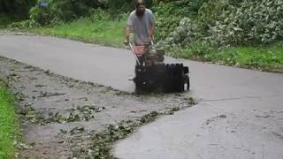 Homemade power sweeper