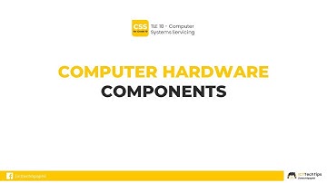 CSS NCII | Computer Hardware Components