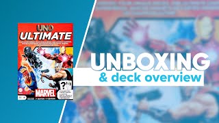 Marvel Uno Ultimate Unboxing & Deck Overview