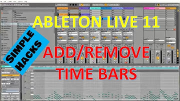 ADD/REMOVE TIME BARS in ABLETON LIVE 11. #ableton, #abletonlive, #abletonnote,