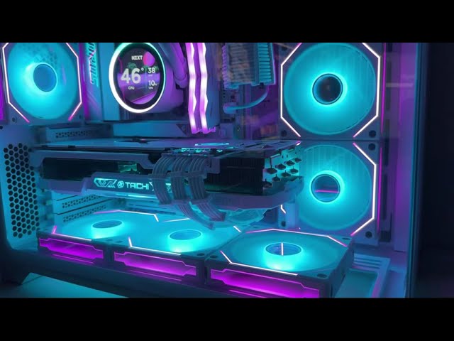 NEW NZXT Kraken Elite Feat. Lian Li Infinity Fans - YouTube