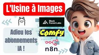80 visuels pendant la nuit — n8n + ComfyUI + Flux.1 (Plus d'abonnements)