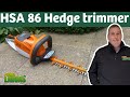 Stihl HSA 86 - Battery hedge trimmer review