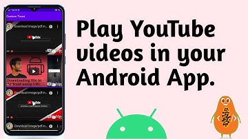 How to play youtube videos in android studio ||Youtube video player android github|android tutorials