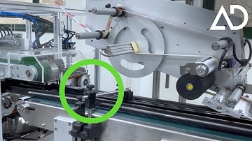 Automatic Carton Feeder with Twin Head Labelling Machine (PL-221) | Advanced Dynamics