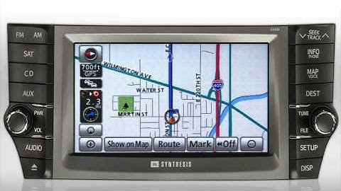 2011 Avalon Navigation - Buttons