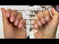 HOW TO APPLY NAIL TIPS USING BUILDER GEL | Hubba Bubba Inspired Nails