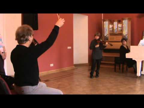 Master Class Pierre AMOYAL Kreisler Prelude and Allegro Fedor Kharlamov