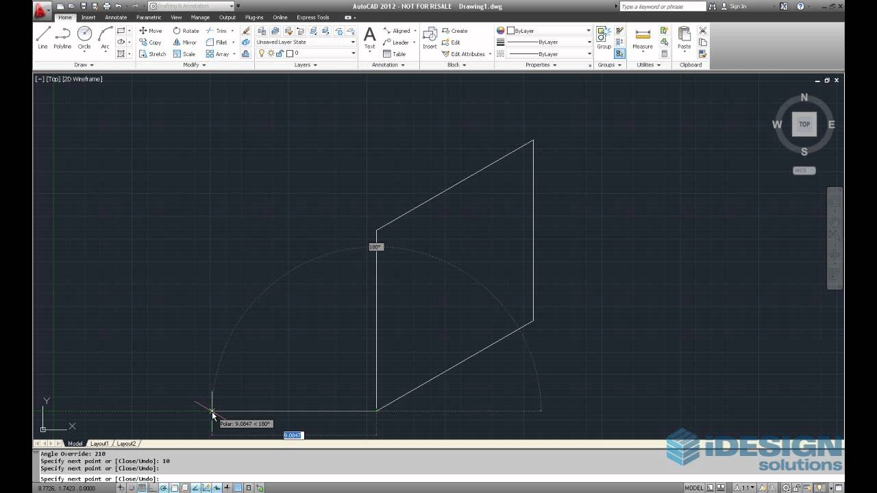 Isometric Drawing in AutoCAD YouTube