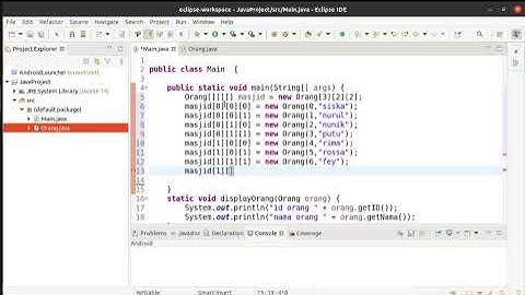 tutorial dasar pemrograman java - iterasi pada array 3 dimensi