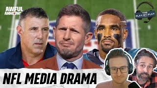 ESPN vs Hurts, Orlovsky-Simpson Drama & Russini-Vrabel Fallout w/ Brandon Perna | The Play-By-Play