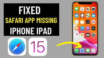 SAFARI APP MISSING ON IPHONE AFTER IOS 15 UPDATE - HOW TO FIX SAFARI APP MISSING ON IPHONE IPAD