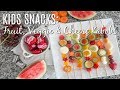 KIDS SNACKS: Fruit, Veggie &amp; Cheese Kabobs