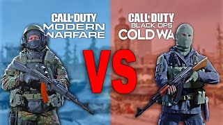 Cod MW19 vs CoD BOCW сравнение анимаций оружия