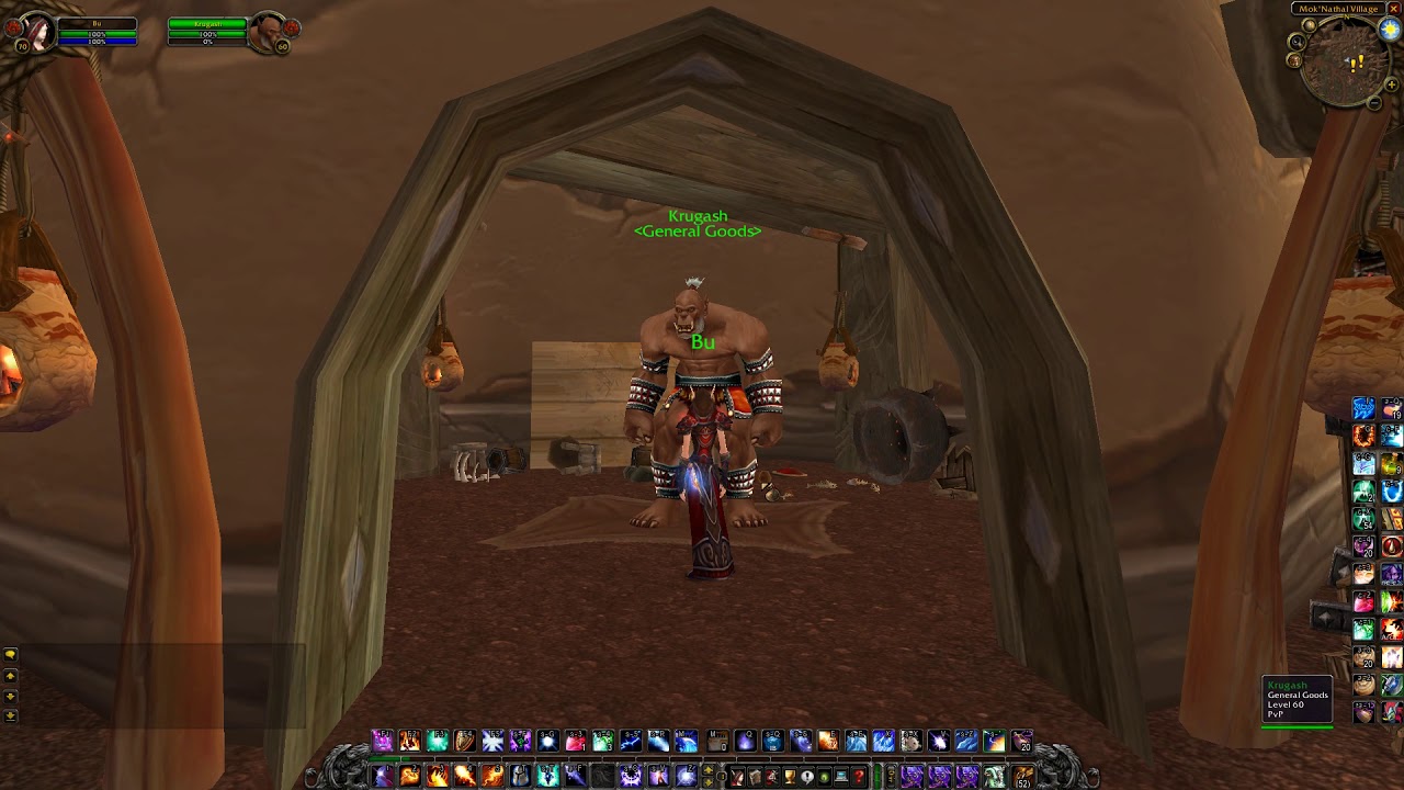 Mok'Nathal Village Bullets / Arrows Vendor (Hunter Ammo), WoW TBC YouTube