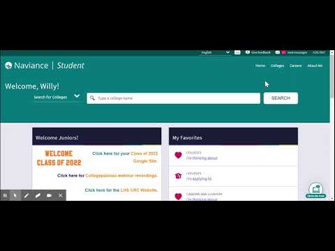 How To Use Naviance - Home x About Me