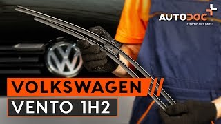 Como substituir Escovas do limpa parabrisas VW VENTO (1H2) - vídeo guia