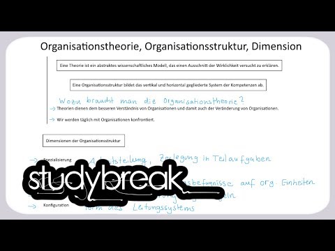 Video: Was Ist Organisationstheorie