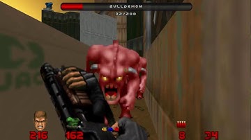 Brutal Doom + Doom 2 No rest for the living (Part 1).
