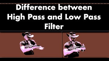 Difference between High Pass and Low Pass Filters - Short mixing tips