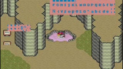 The crashing of Earthbound. (debug menu 2)