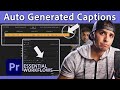 How to Auto Generate Captions in Premiere Pro | Essential Workflows with Parker Walbeck