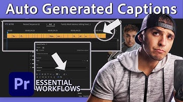 How to Auto Generate Captions in Premiere Pro | Essential Workflows with Parker Walbeck