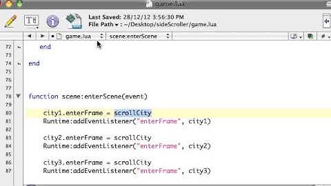 Corona SDK Game Tutorial - Part 8 (of 14)