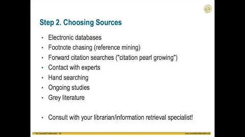 Systematic Reviewing Workshop Part 4: Literature Searches