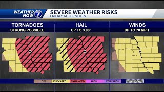 Severe weather possible Friday, April 26 afternoon weather