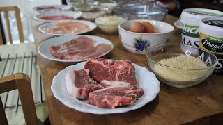 BAČKI RUČAK - Pohovano meso, prilog i salata